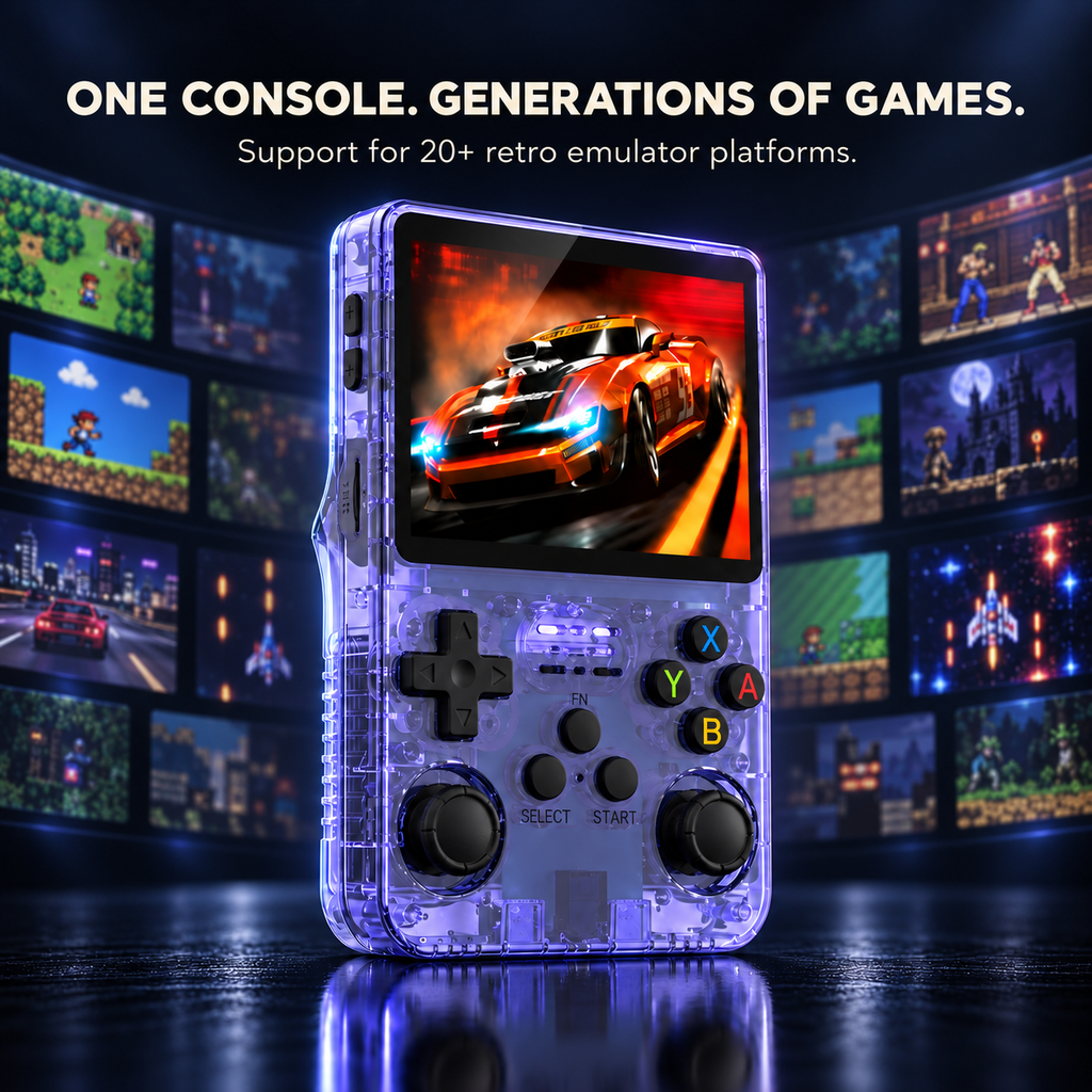 R36S Retro Handheld Game Console – 3.5" IPS