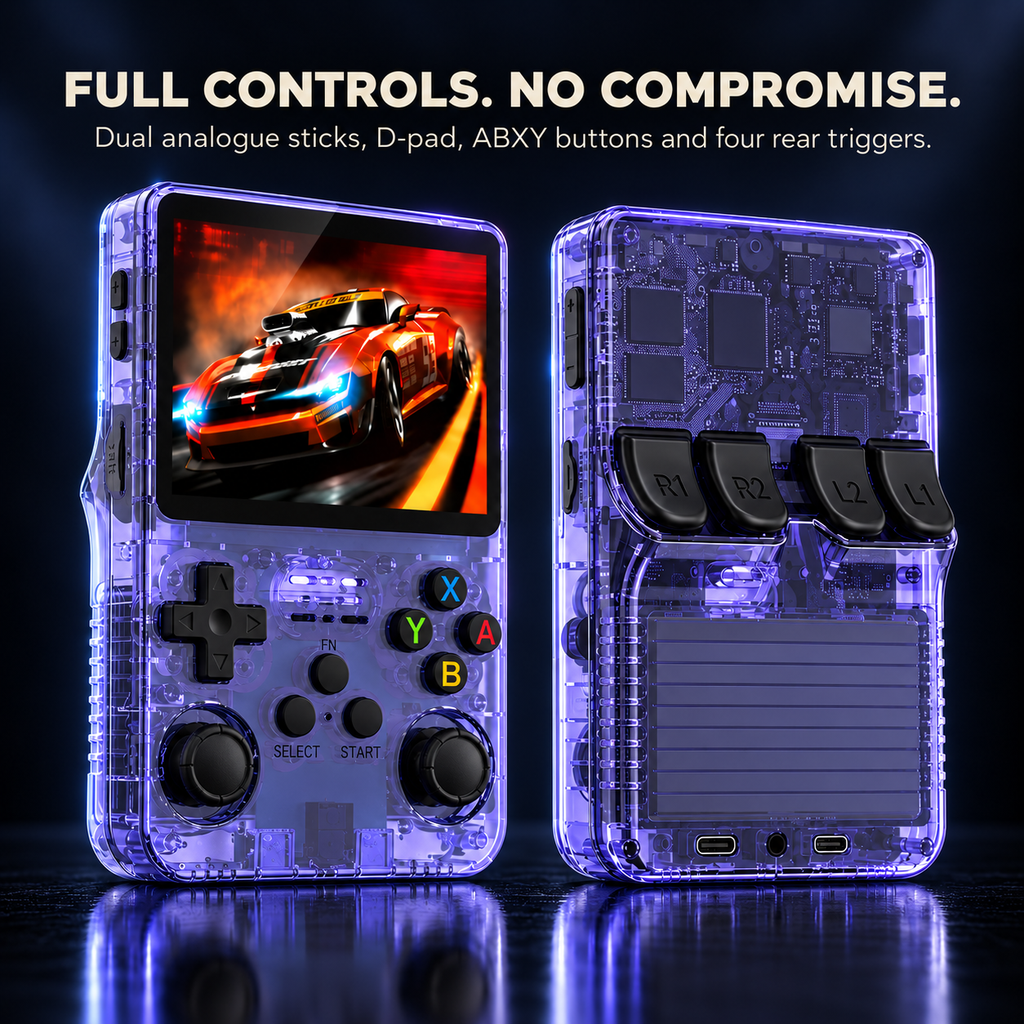 R36S Retro Handheld Game Console – 3.5" IPS