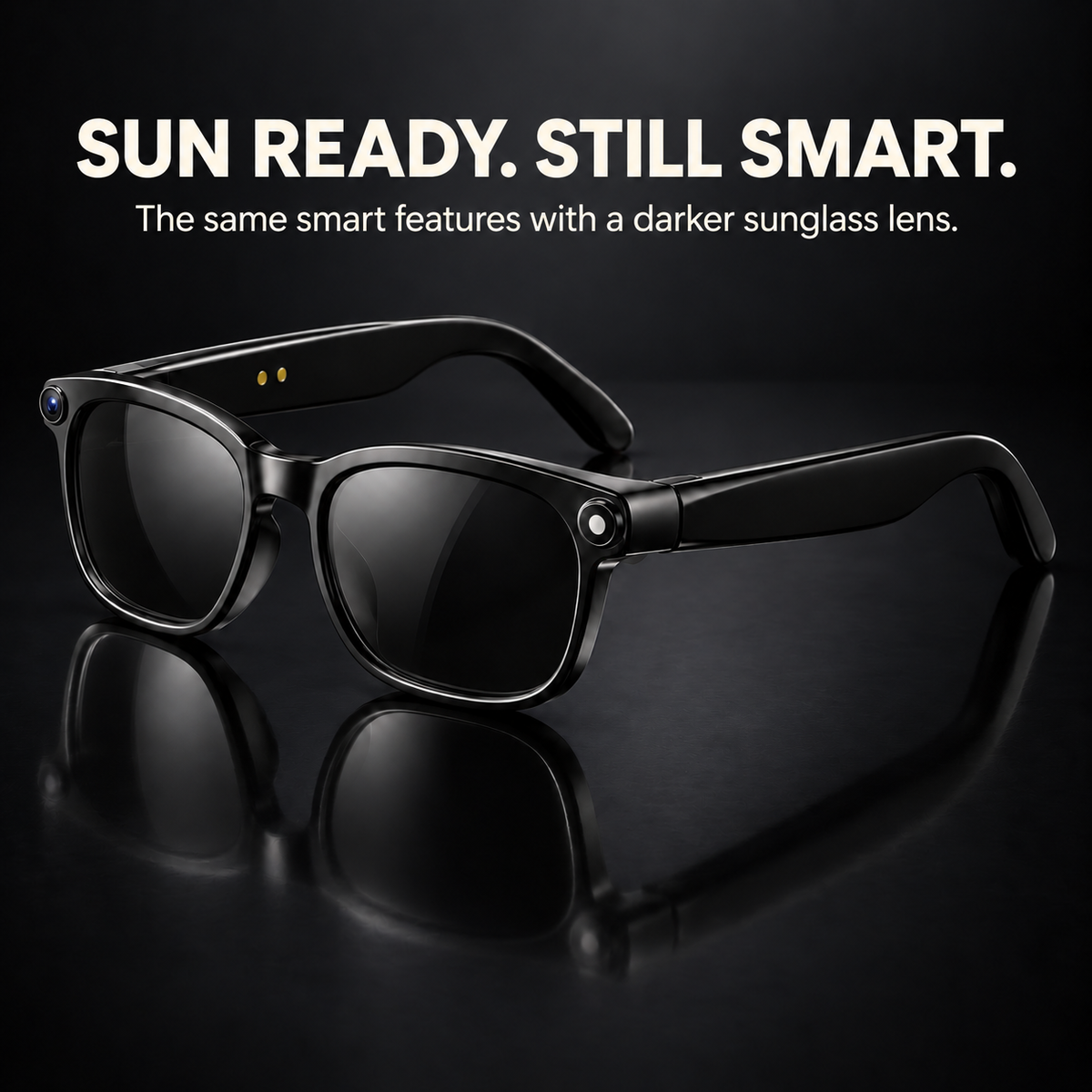 1080P AI Smart Glasses with Camera & Translation
