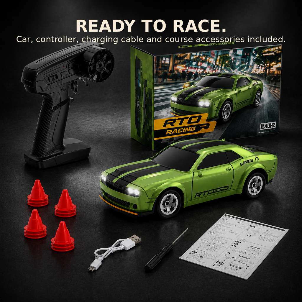 1:64 Mini RC Racing Car