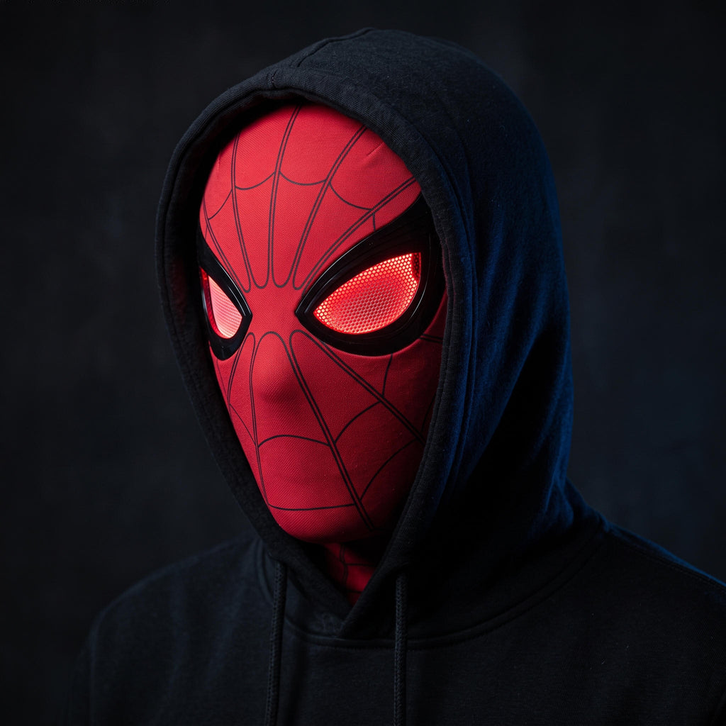 Spider-Man Electronic Moving Eyes Cosplay Mask